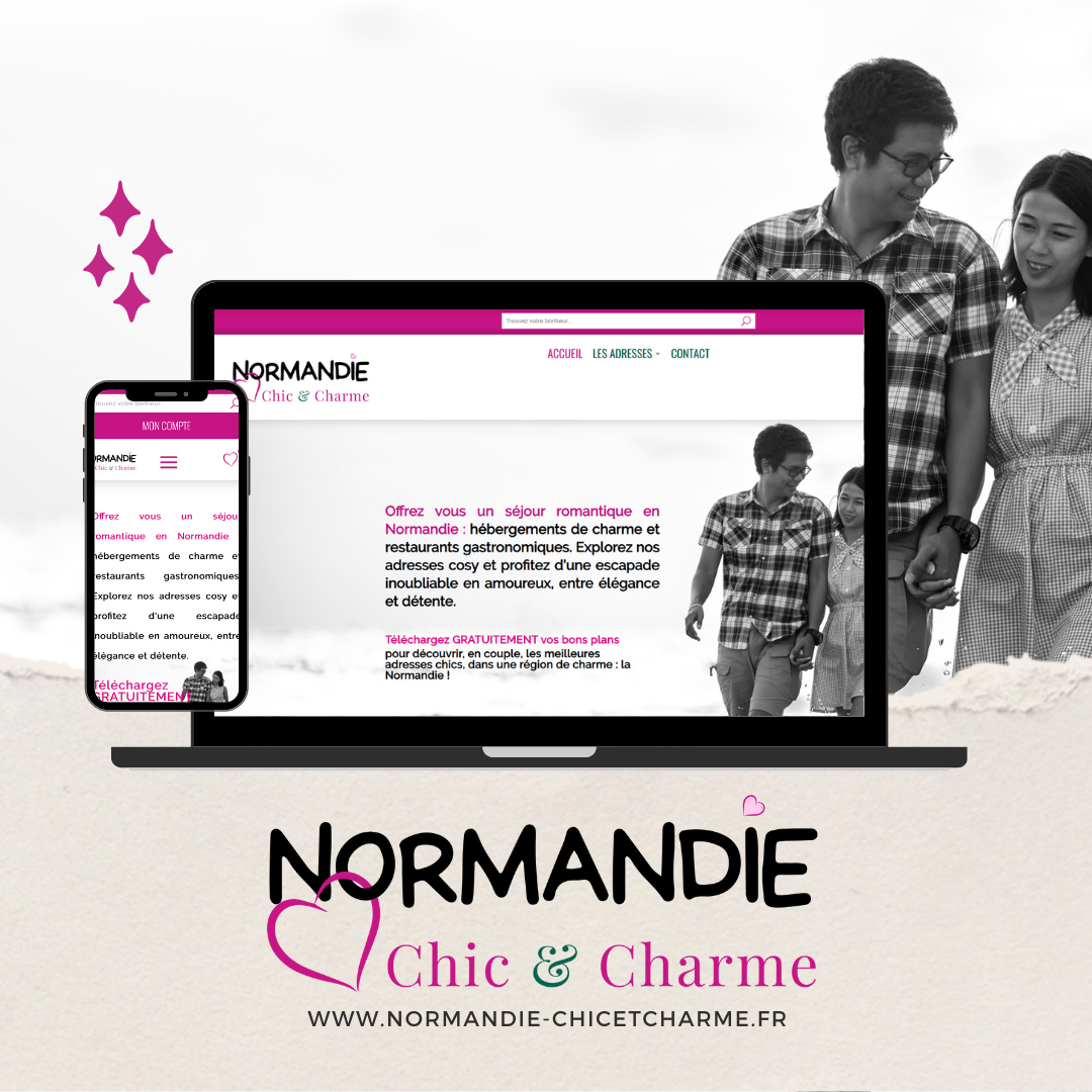 Site web Normandie Chic et Charme